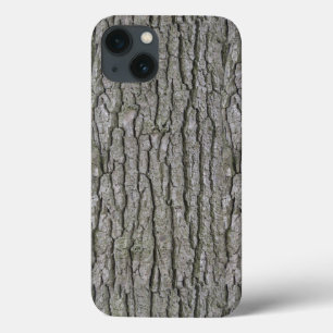 Funda Para iPhone 13 Rústica Faux Dry Wood Grain Tree Barble