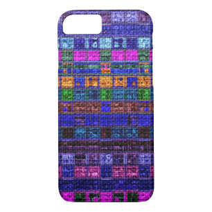 Funda Para iPhone 8/7 Rústica geométrica de Burlap colorida #11