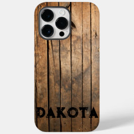 Funda Para iPhone 14 Pro Max De Case-Mate Rústico angustiado oscuro al aire libre Barn Wood