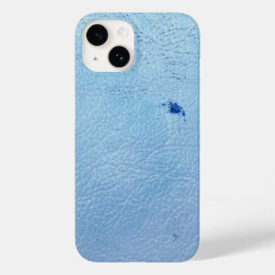 Funda Para iPhone 14 De Case-Mate Rústico Faux Blue Leather