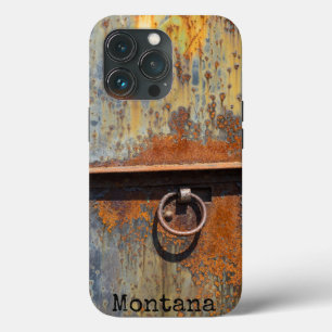 Funda Para iPhone 13 Pro Rusty Door Custom Name