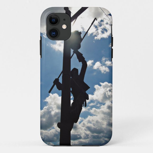 Funda De Case-Mate Para iPhone Rusty the Lineman (Reverso)