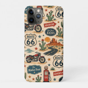 Funda Para iPhone 11 Pro Ruta 66 Tecnología de Viaje en Motocicleta America