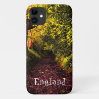 Ruta en el estuche Woodlands para iPhone