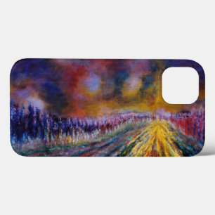 Funda Para iPhone 13 Ruta púrpura