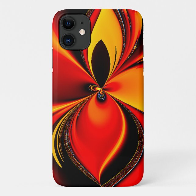 Funda De Case-Mate Para iPhone Sabor de cítricos naranja y negro (Reverso)