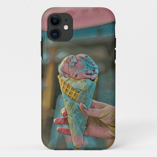 Funda De Case-Mate Para iPhone Sabor de helado (Reverso)