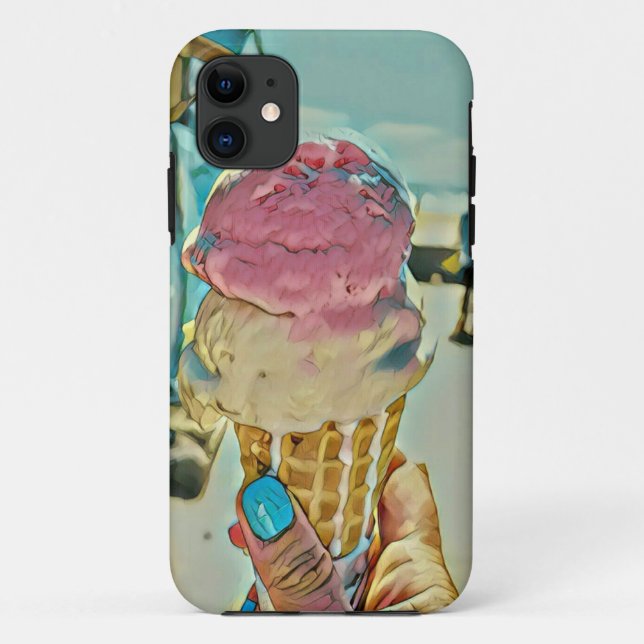 Funda De Case-Mate Para iPhone Sabor de helado (Reverso)