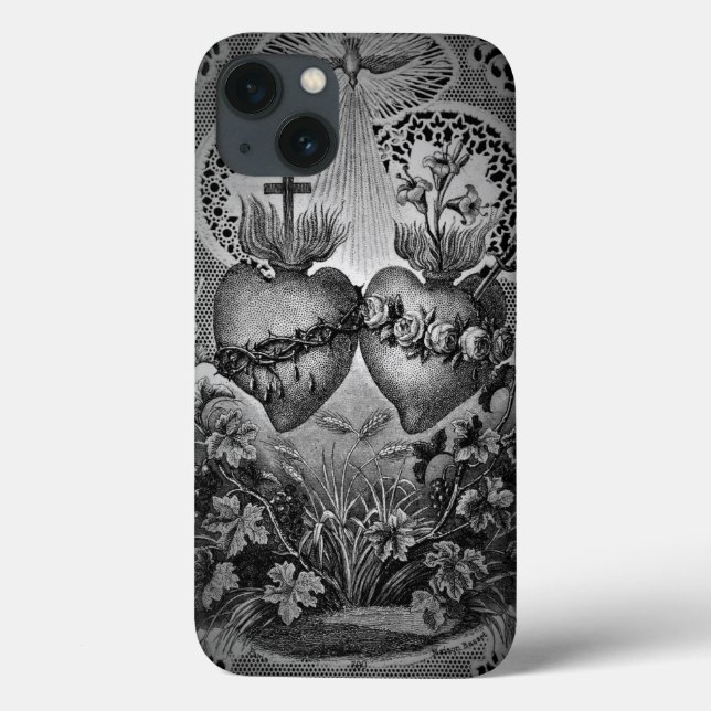 Funda De Case-Mate Para iPhone Sacred Hearts (Reverso)