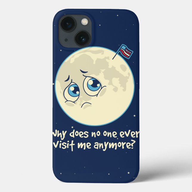 Funda De Case-Mate Para iPhone Sad Moon (Reverso)