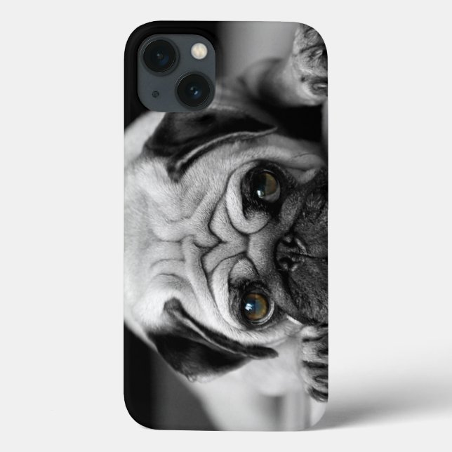 Funda De Case-Mate Para iPhone Sad Pug (Reverso)