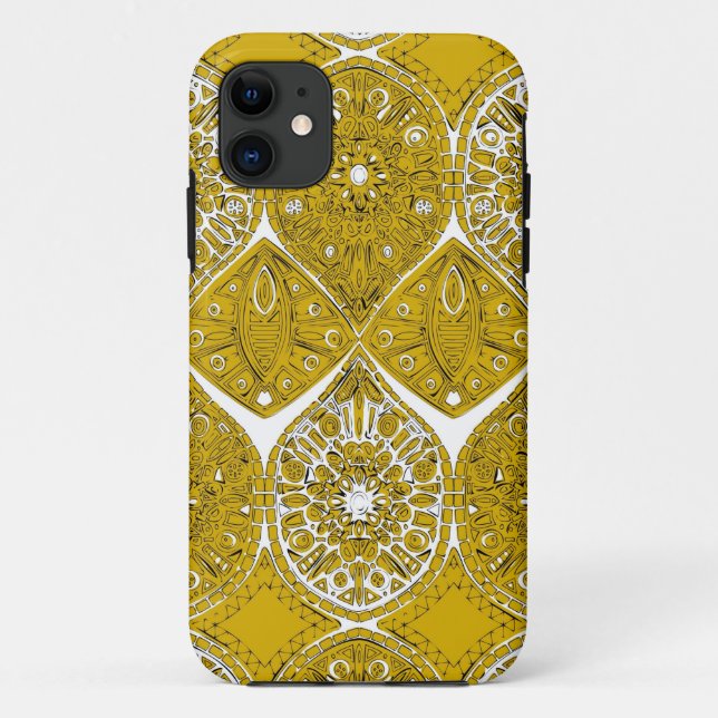 Funda De Case-Mate Para iPhone saffreya ocre (Reverso)