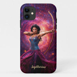 Funda Para iPhone 11 Sagittarius - Arquero cósmico - estuche para iPhon
