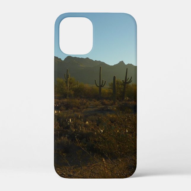 Funda De Case-Mate Para iPhone Saguaro Amanecer en el Parque Nacional Saguaro (Reverso )