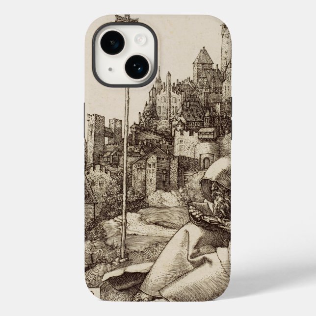 Funda De Case-Mate Para iPhone Saint Anthony Reading por Albrecht Durer (Reverso )
