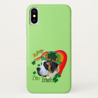 Funda Para iPhone X Saint Bernard St Patricks