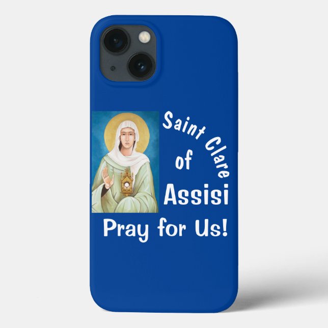 Funda De Case-Mate Para iPhone Saint Clare Assisi (Reverso)