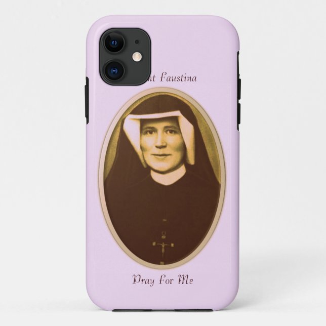 FUNDA DE Case-Mate PARA iPhone SAINT FAUSTINA REZAR POR MÍ (Reverso)