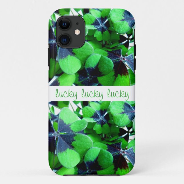 Funda De Case-Mate Para iPhone Saint Patrick Day St. Patrick's Shamrock Clover (Reverso)