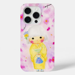 Funda Para iPhone 15 Pro sakura case