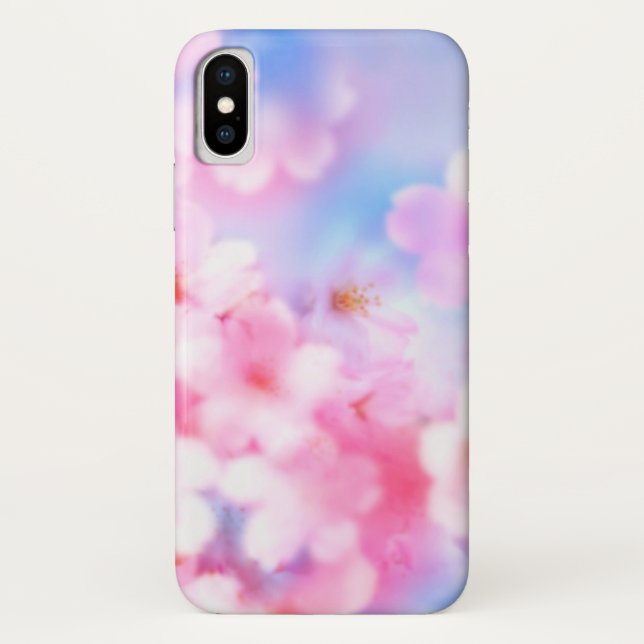 Funda De Case-Mate Para iPhone Sakura florece cubierta del iPhone X (Reverso)