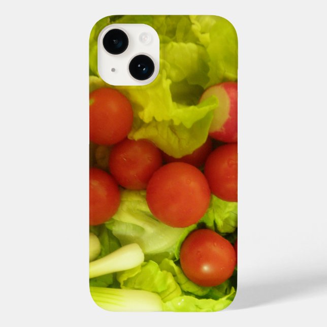Funda De Case-Mate Para iPhone Salada Verduras (Reverso )