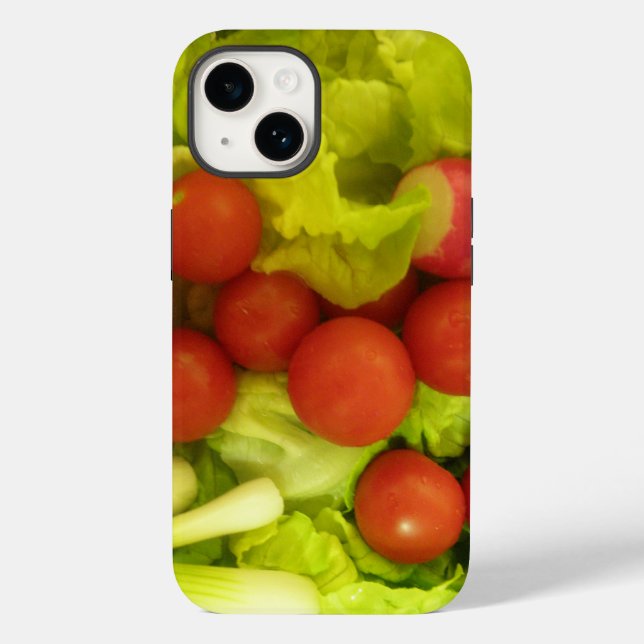 Funda De Case-Mate Para iPhone Salada Verduras (Reverso )