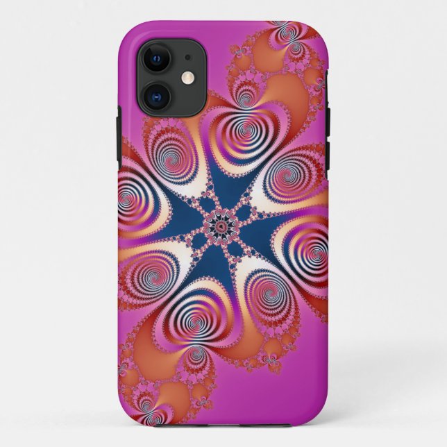 Funda De Case-Mate Para iPhone Salamander - Arte Fractal (Reverso)
