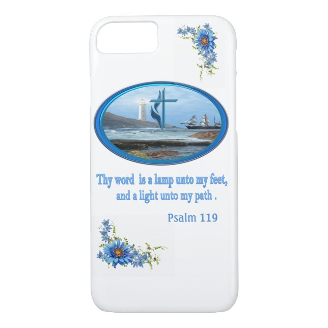 Funda De Case-Mate Para iPhone Salmo 119 Vestimenta cristiana (Reverso)