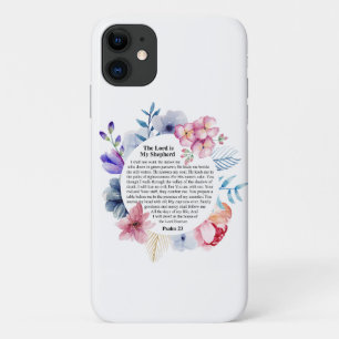 Funda Para iPhone 11 Salmo 23 NKJV El Señor es mi Pastor