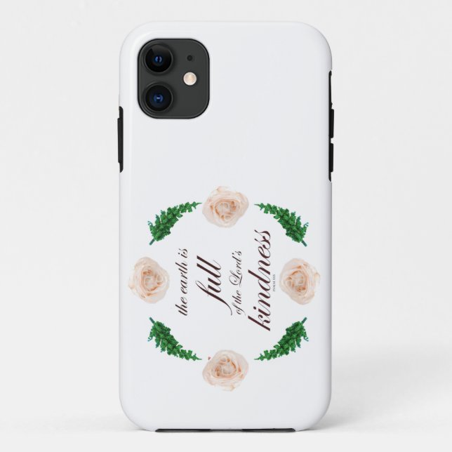Funda De Case-Mate Para iPhone salmo 33 amabilidad total (Reverso)