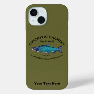 Funda Para iPhone 15 Salmon Bar & Grill Cyanotic
