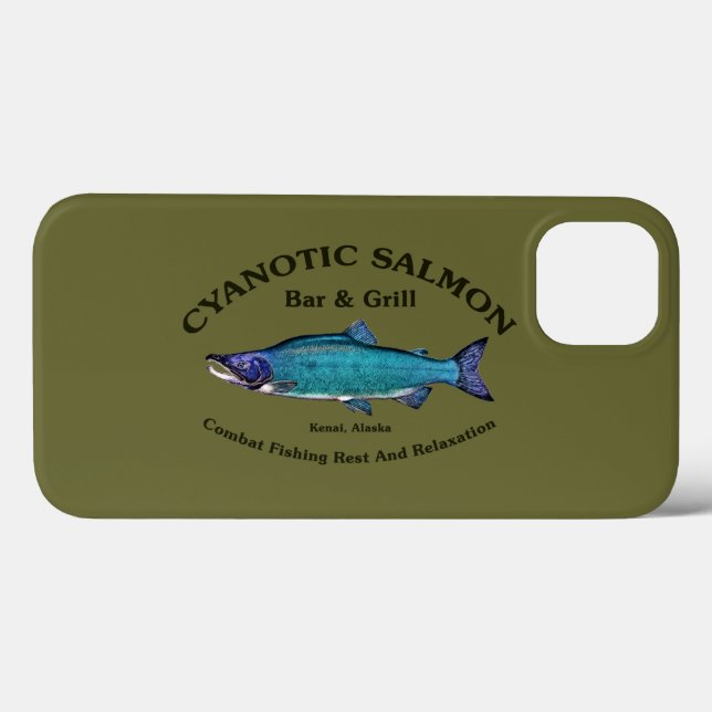 Funda De Case-Mate Para iPhone Salmon Bar & Grill Cyanotic (Reverso (Horizontal))