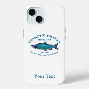 Funda Para iPhone 15 Salmon Bar & Grill Cyanotic
