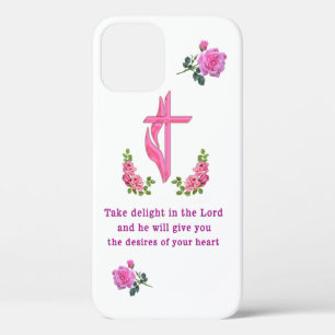 Funda Para iPhone 12 Salmos 37:4