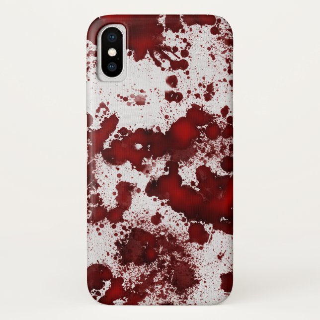 Funda De Case-Mate Para iPhone Salpicadura de la sangre de Falln (Reverso)