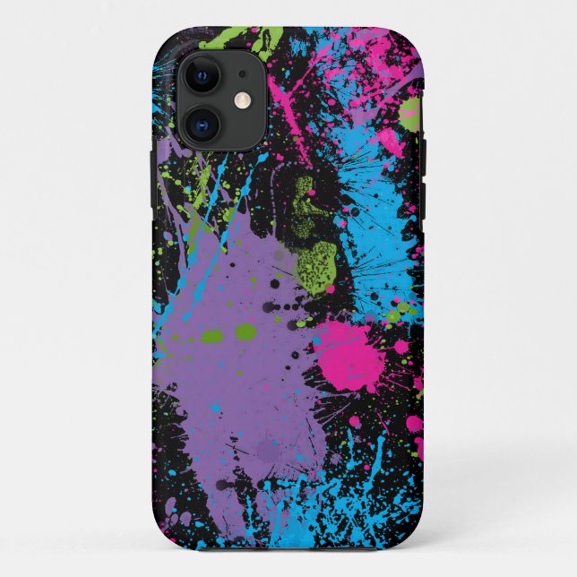 Funda De Case-Mate Para iPhone Salpicadura de pintura (Reverso)