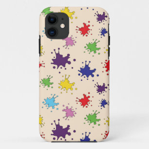 Funda Para iPhone 11 Salpicadura de pintura colorida salpicadura de tin