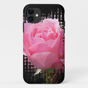 Funda Para iPhone 11 salpicadura de rosa rosa