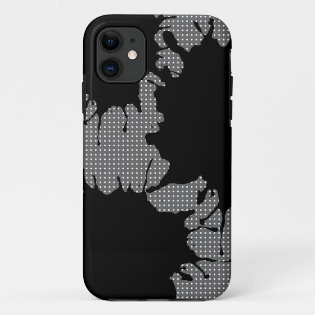 Funda De Case-Mate Para iPhone salpicaduras negras (Reverso)