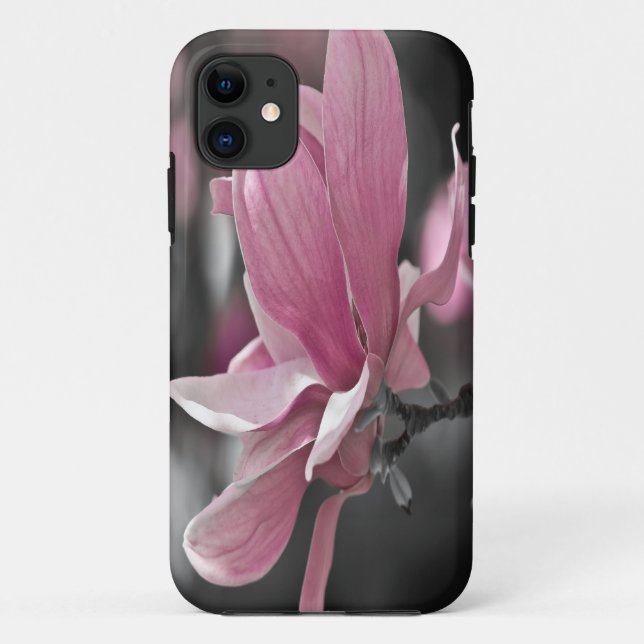Funda De Case-Mate Para iPhone Salsa rosa japonés Magnolia (Reverso)