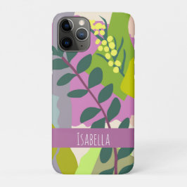 Funda Para iPhone 11 Pro Saltos de primavera Resumen Color negrita Nombre p