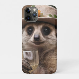 Funda Para iPhone 11 Pro "Salud a la vida: Gran Meerkat disfruta de un vaso