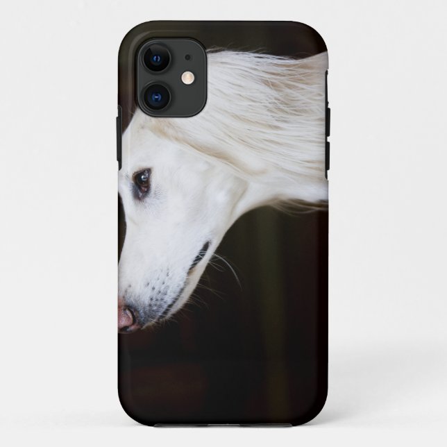Funda De Case-Mate Para iPhone Saluki que mira para arriba (Reverso)