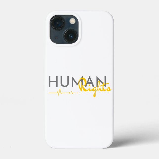Funda De Case-Mate Para iPhone Salvamento de los derechos humanos (Reverso )
