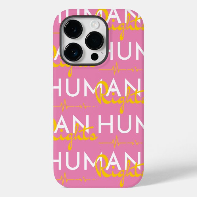 Funda De Case-Mate Para iPhone Salvamento de los derechos humanos (Reverso )