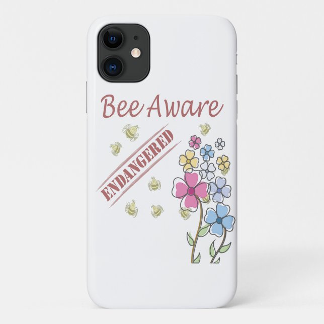 Funda De Case-Mate Para iPhone Salvar a las abejas (Reverso)