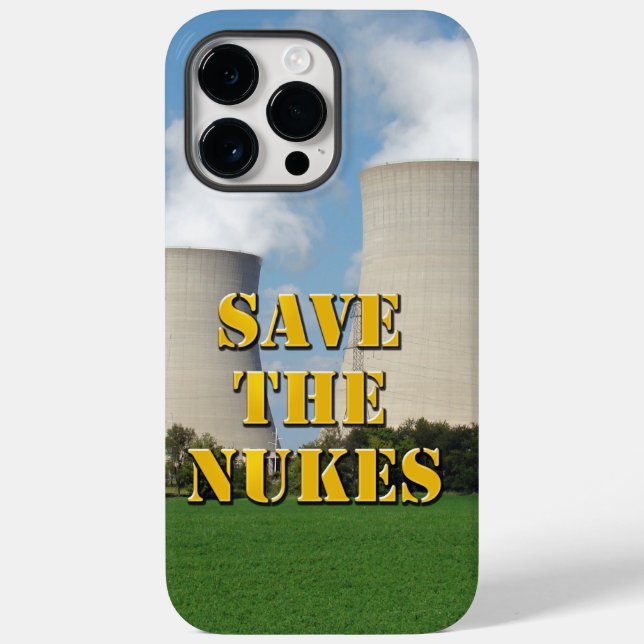 Funda De Case-Mate Para iPhone Salvar A Las Nukes (Reverso )