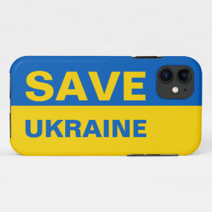 Funda Para iPhone 11 Salvar la bandera ucraniana