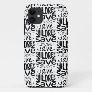 Funda Para iPhone 11 Salven niños, salven vidas
